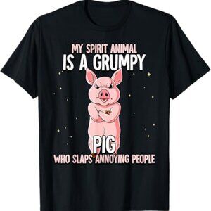 My Spirit Animal Is A Grumpy Pig T-Shirt